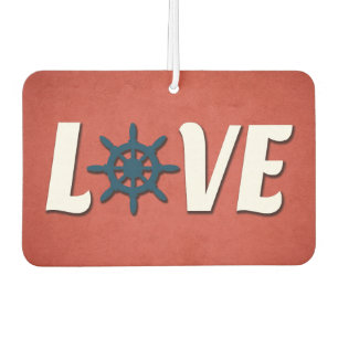 Love nautical design car air freshener