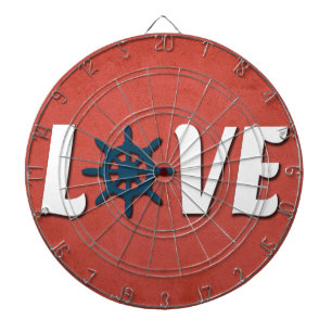 Love nautical design dartboard