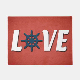 Love nautical design doormat