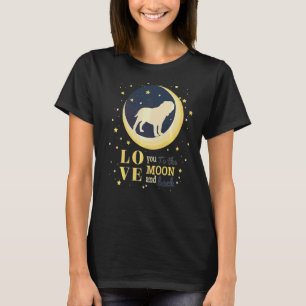 Love Neapolitan Mastiff Dog To The Moon T-Shirt