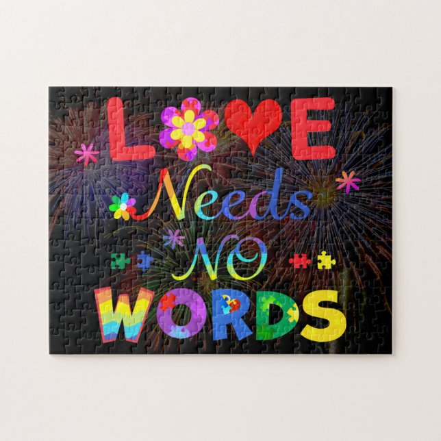 Love Needs No Words Jigsaw Puzzle (Horizontal)