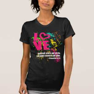 Love Neon Bright Colours Christian Women's Shirt