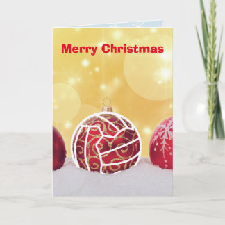 Love Netball Themed Christmas Greeting Holiday Card