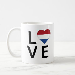 Love - Netherlands Flag Coffee Mug