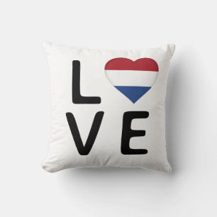 Love - Netherlands Flag Cushion