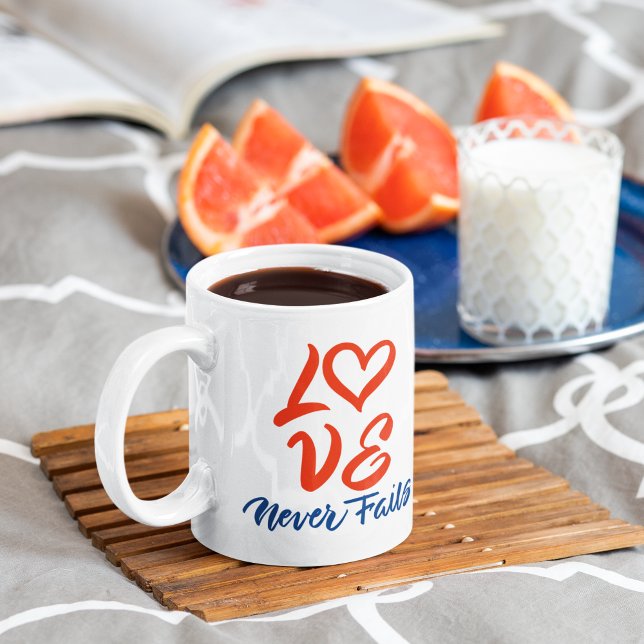 Love Never Fails  Coffee Mug (Creator Uploaded)