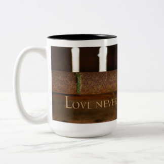 Love Never Fails Coffee Mug for Men Country Work