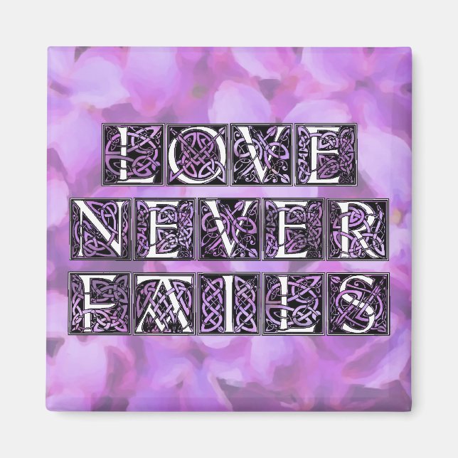 Love Never Fails Magnet (Front)