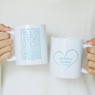 Love Never Fails Personalized Coffee Mug