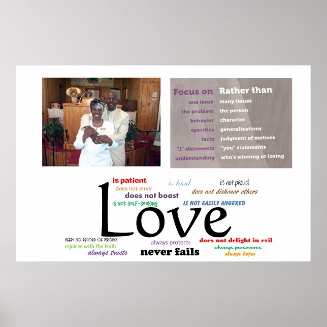 Love Never Fails Poster (32 X 24) (Front)