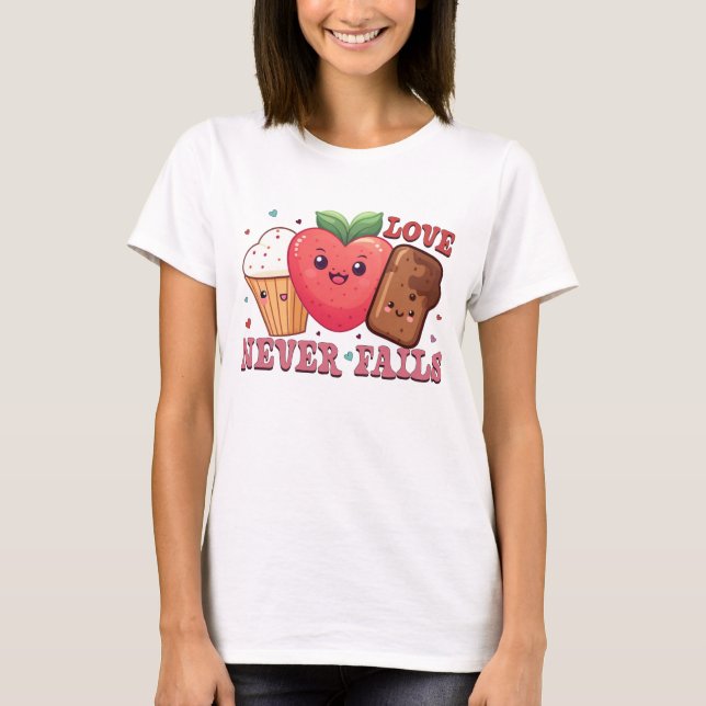 Love never fails T-Shirt (Front)