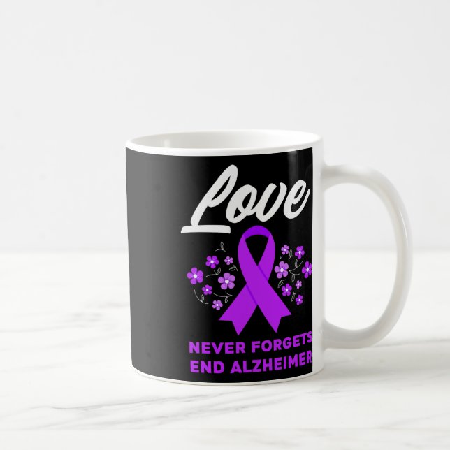 Love Never Forgets End Heimerheimer Heimerheimer's Coffee Mug (Right)