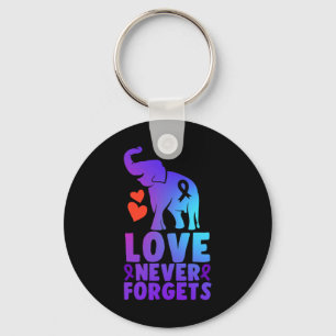 Love Never Forgets Heimerheimer Elephant 1 Key Ring