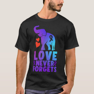 Love Never Forgets Heimerheimer Elephant 1 T-Shirt