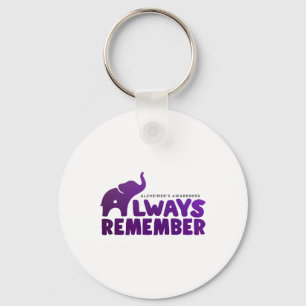 Love Never Forgets Heimerheimer Elephant Key Ring