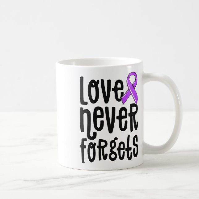 Love Never Forgets Memories Problem Heimerheimer S Coffee Mug (Right)