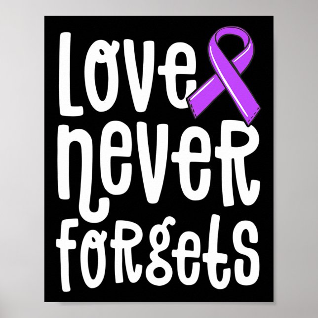 Love Never Forgets Memories Problem Heimerheimer S Poster (Front)