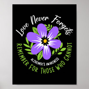 Love Never Forgets Remember For Those Who Cannot  Poster