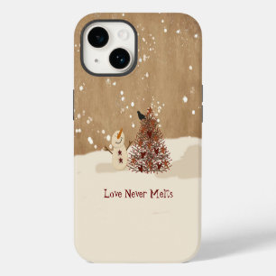 Love Never Melts Snowman iPhone 14 Case
