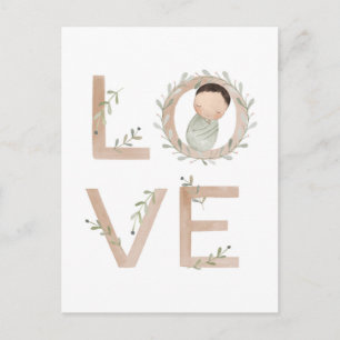 Love    New Baby Postcard