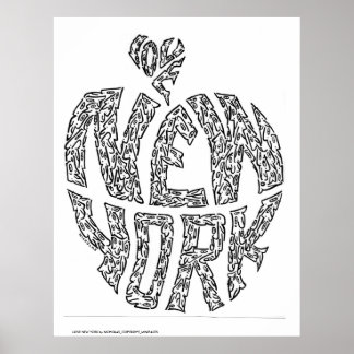 LOVE NEW YORK by NICHOLAS_COPYRIGHT_MIN... Poster