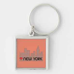 Love NEW YORK Key Ring
