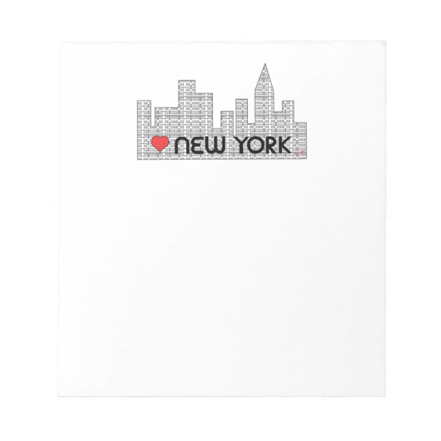 Love NEW YORK Notepad (Front)