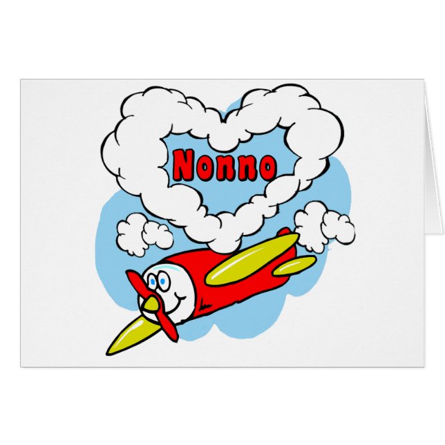 Love Nonno Kids Aeroplane (Front Horizontal)