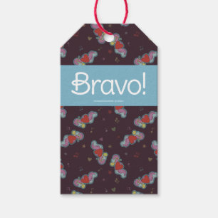 Love Note: Doodles for Music Teachers Blue Gift Tags