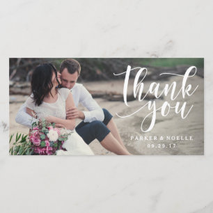 Love Note Wedding Photo Card