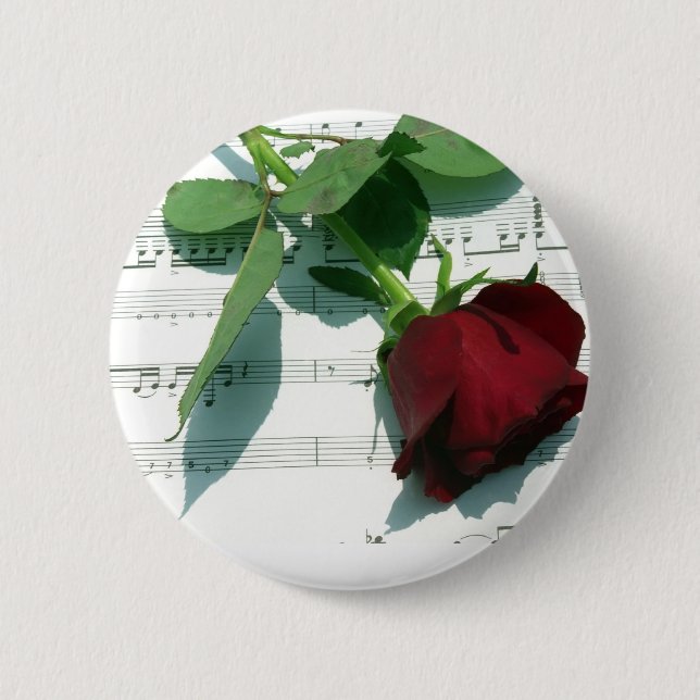 Love Notes 6 Cm Round Badge (Front)