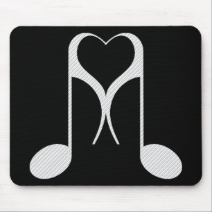 love notes : 8th note : mouse pad