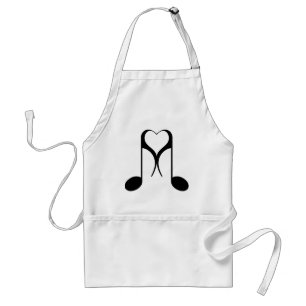love notes : 8th note : standard apron
