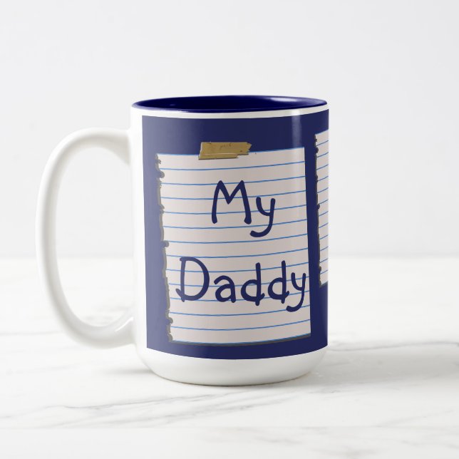 Love Notes For Daddy Mug (Left)