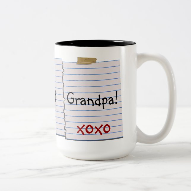 Love Notes For Grandpa Mug (Right)