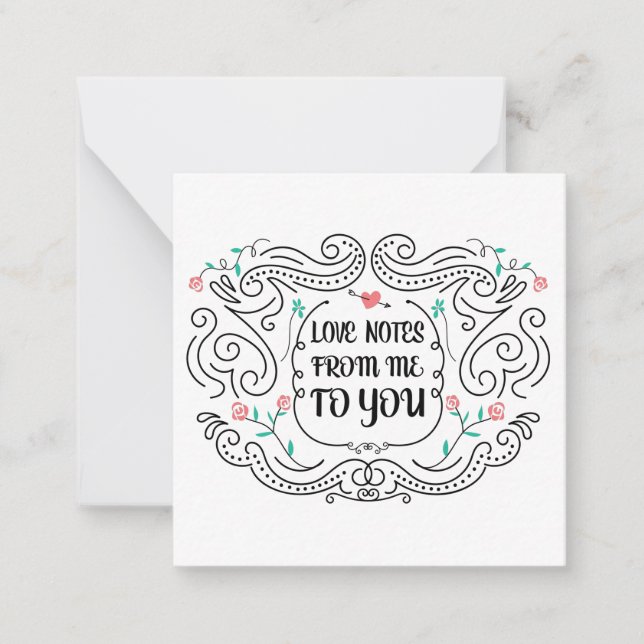 Love Notes From Me To You (Front)