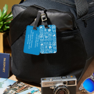 Love Notes from the Sea Seashell Ocean Beach Luggage Tag