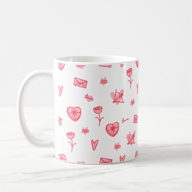 Love Notes & Sweet Treats Classic Mug (Left)
