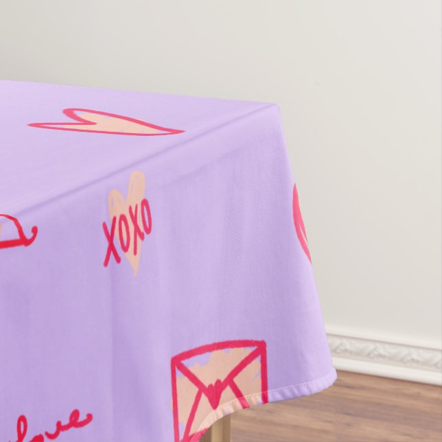 Love Notes & Sweet Treats Tablecloth (In Situ)