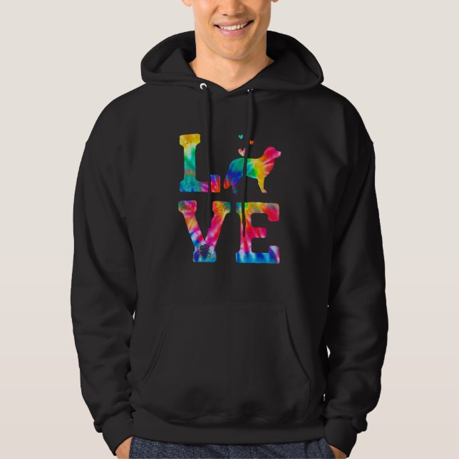 Love Nova Scotia Duck Tolling Retriever Toller Tie Hoodie (Front)