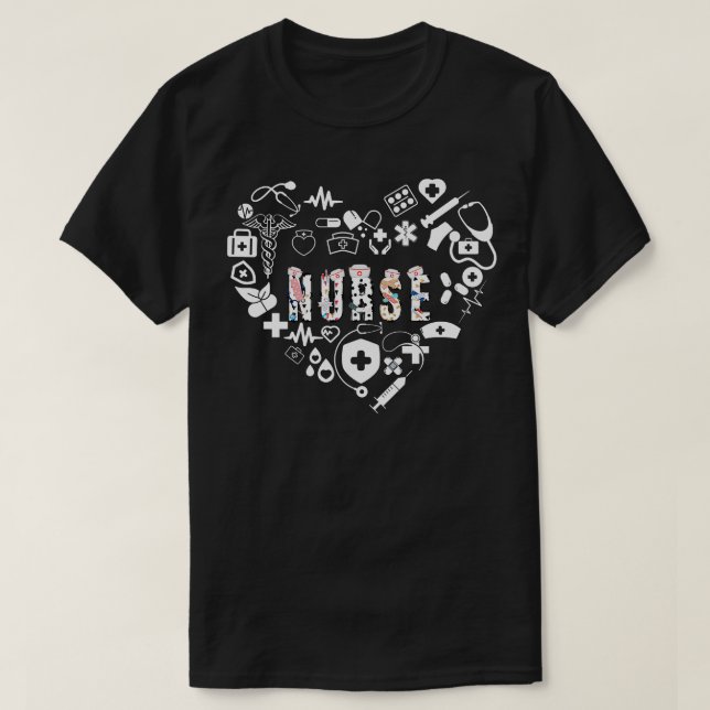 Love Nurse 5 T-Shirt (Design Front)
