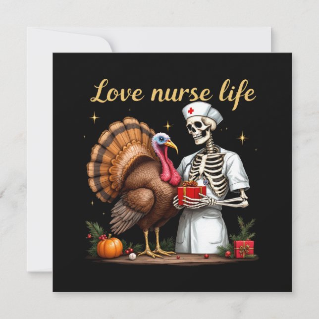 Love Nurse Life Celebrate Your Passion for Nursing Invitation (Front)