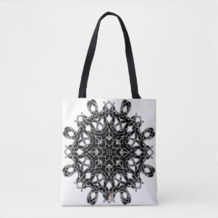 Love Octa Glyph Tote Bag