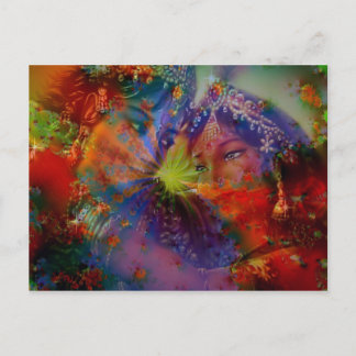 Love of a God and Goddess Postcard