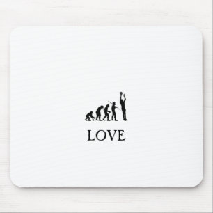 Love of basketball mouse pad