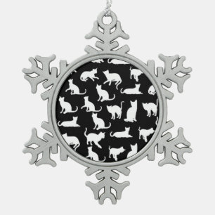 love of cats pewter ornament