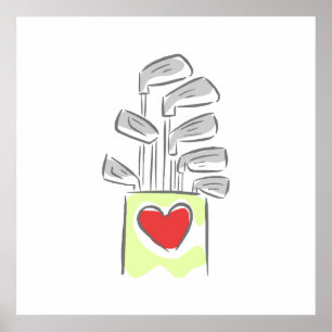 Love of Golf Poster