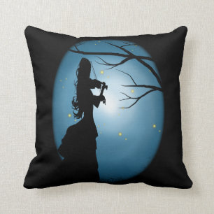 Love Of Music, Lady Playing A Violin Cushion