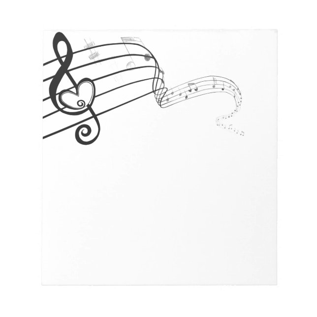 Love of Music Notepad (Front)