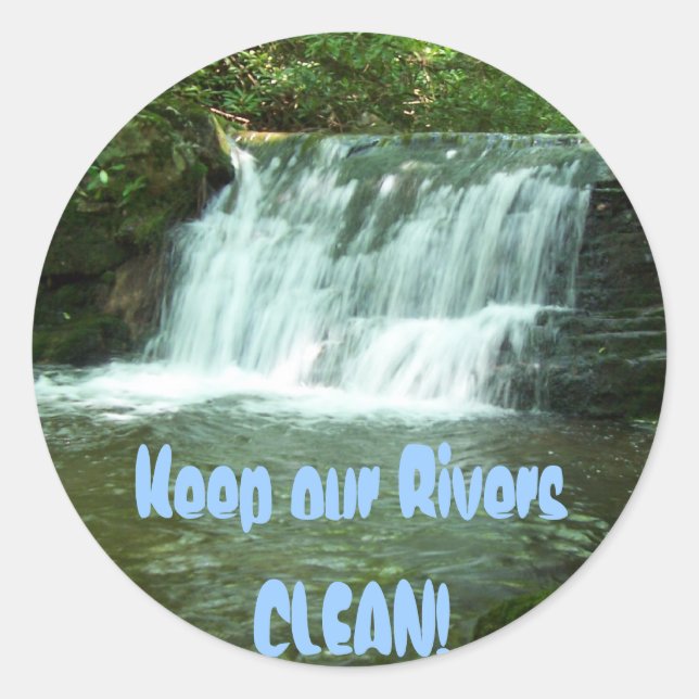 Love of Nature Classic Round Sticker (Front)